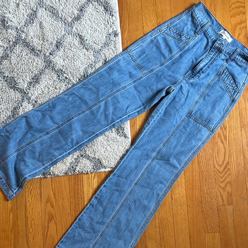 Madewell Women’s Straight Blue Jeans